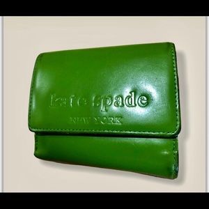 KATE SPADE MINT GREEN LEATHER WALLET
